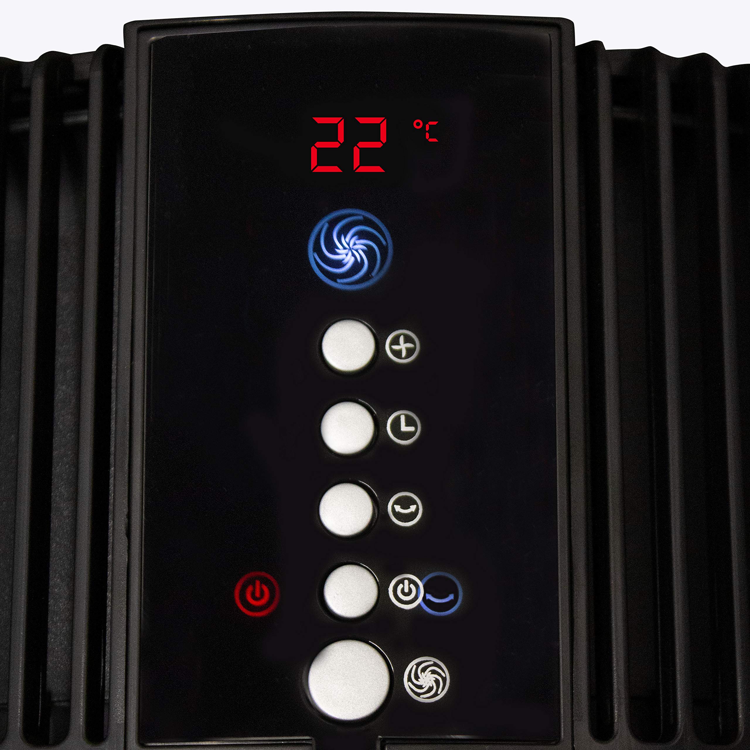 SUNTEC Monsun Vario Ventilator mit Wasserkühlung Luftbefeuchter Leise Timer-Funktion Standventilator