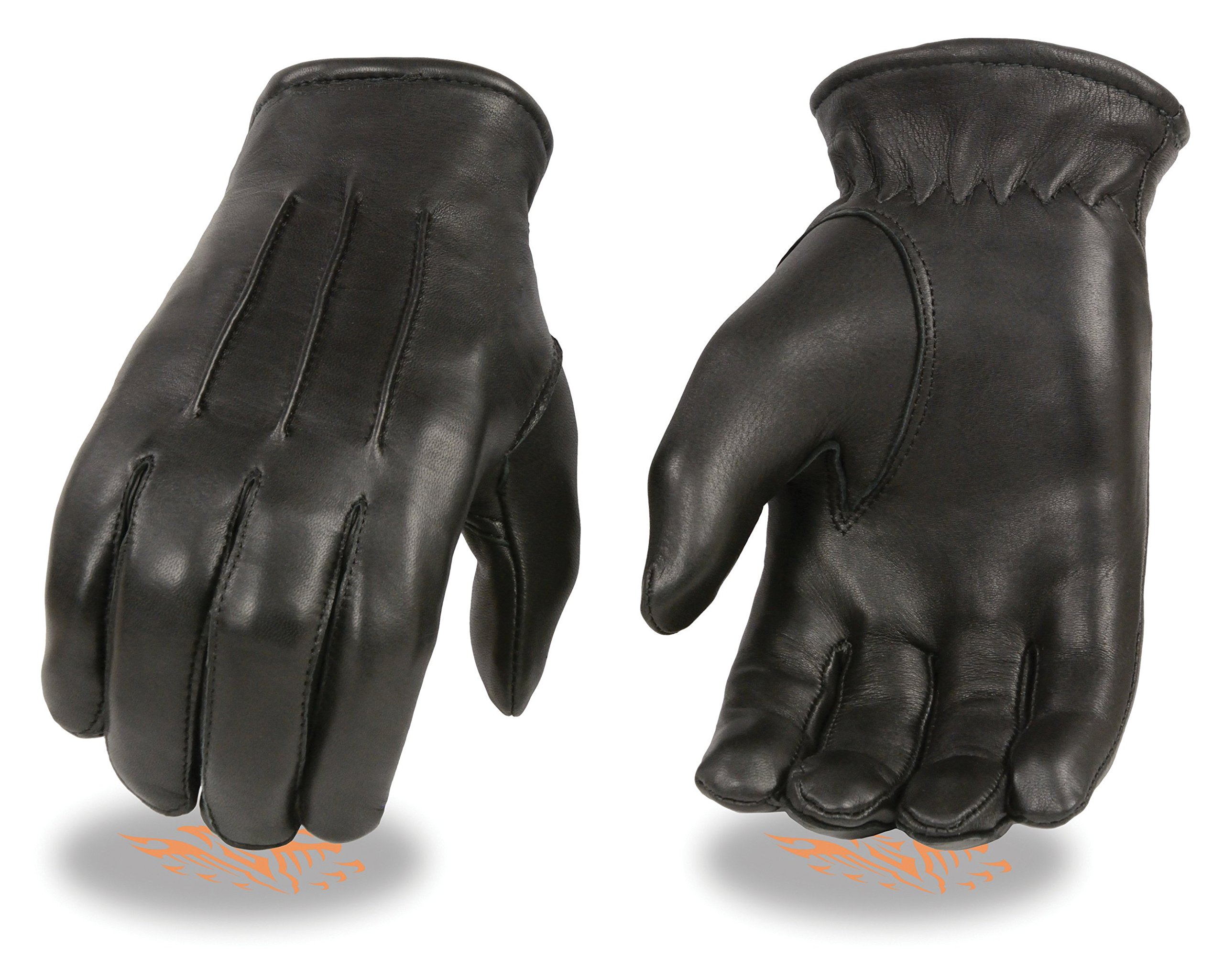 Men's Deerskin Leather Thermal Driving Gloves (Small)