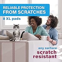 Vista 4 de Protector de muebles antiarañazos para gatos, protector de arañazos de sofá contra gatos, protección de muebles contra arañazos de gatos (10XL)