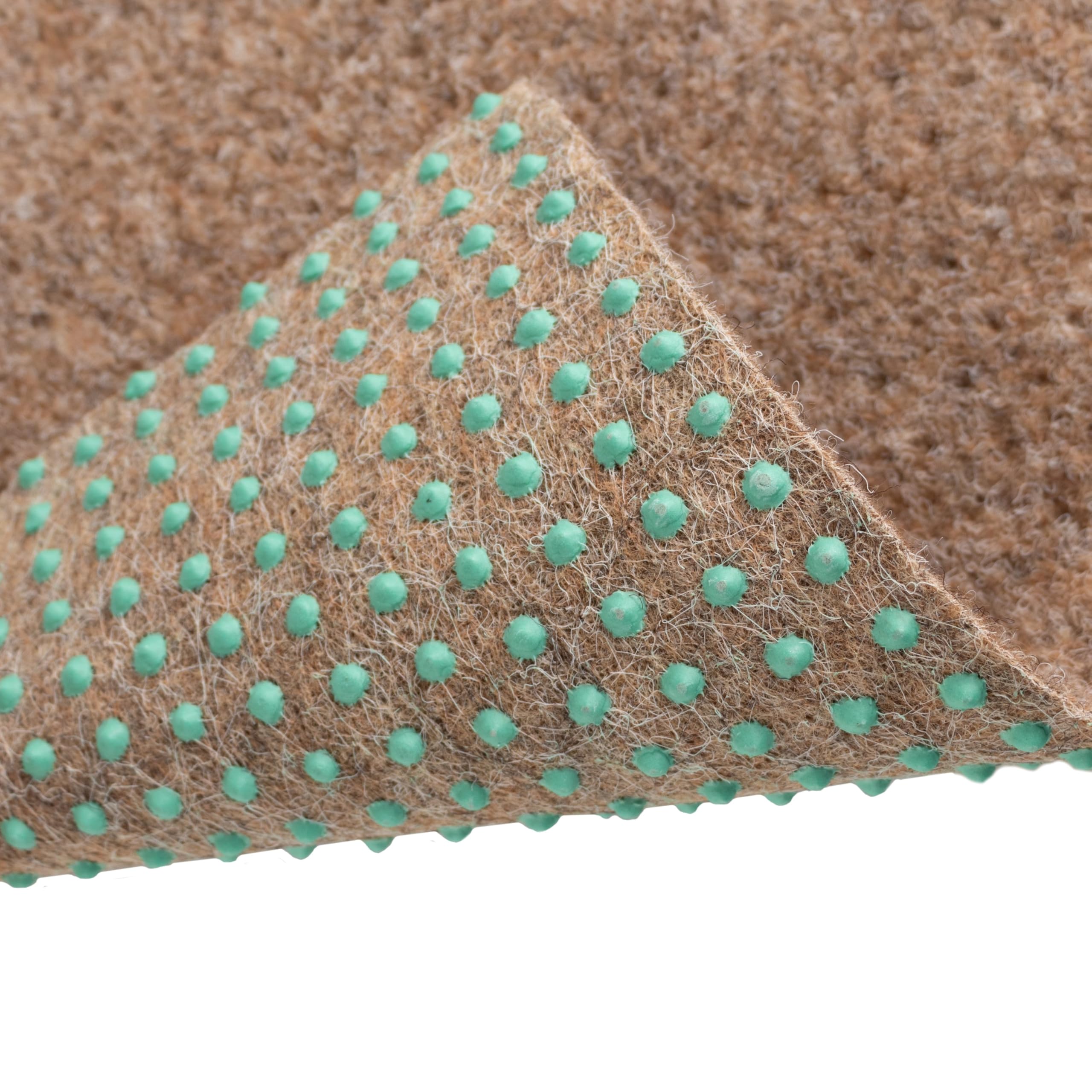 Primaflor Tapis de Gazon Green 400x100 cm Beige Gazon Artificiel extérieur 8 mm Doux & perméable, résistant UV/intempéries, Surface Plane, Dos à Picots – pour Balcon/terrasse