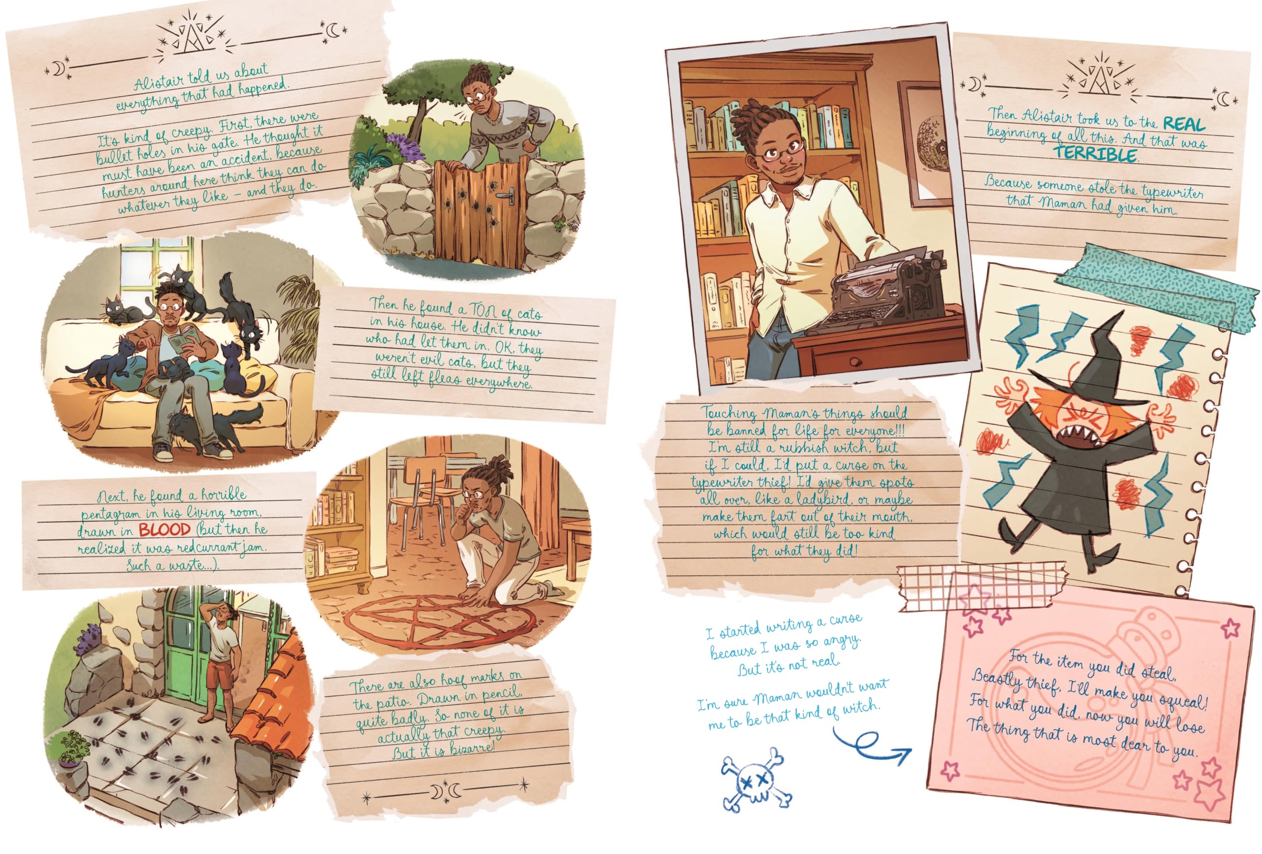 Elfie's Spellbook Volumes 1 & 2: Elfie's Spellbook and The Song of the Cicadas: A graphic novel series full of joyful, witchy magic