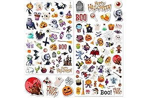 LINAYE 24 Sheets Small Halloween Stickers for Kids