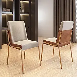 Conjunto 2 Cadeiras de Jantar Hug 1749 Carraro (Rose)