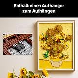 LEGO Art Vincent van Gogh – Sunflowers - Buildable 3D Flower Painting with Movable Petals - Home or Office Decor DIY Set for Adults - Creative Gift Idea for Art-Loving Women & Men - 31215 - 6