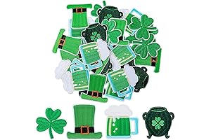 Irish Appliques Shamrock Clover Iron on Patches