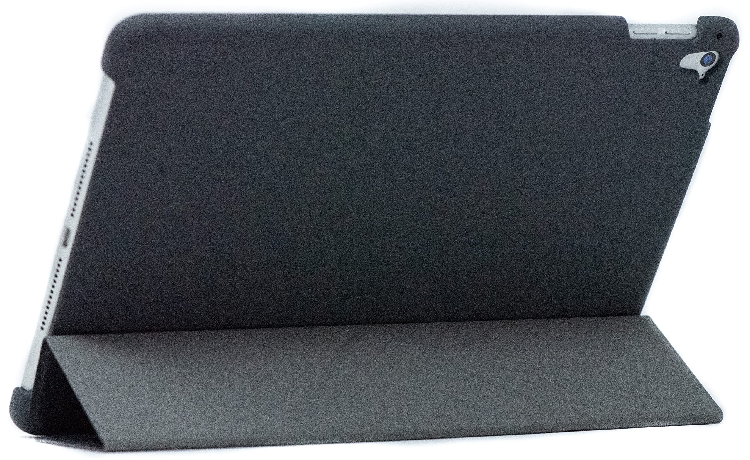 Protective Slim Case for iPad Pro 9.7" (A1673/A1674/A1675) with Scratch-Resistant Lining & Magnetic Closure Auto Sleep/Wake Feature (Dark Gray)