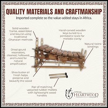 Amazon | 8キーペンタトニックアフリカ木琴バラフォンバラフォン