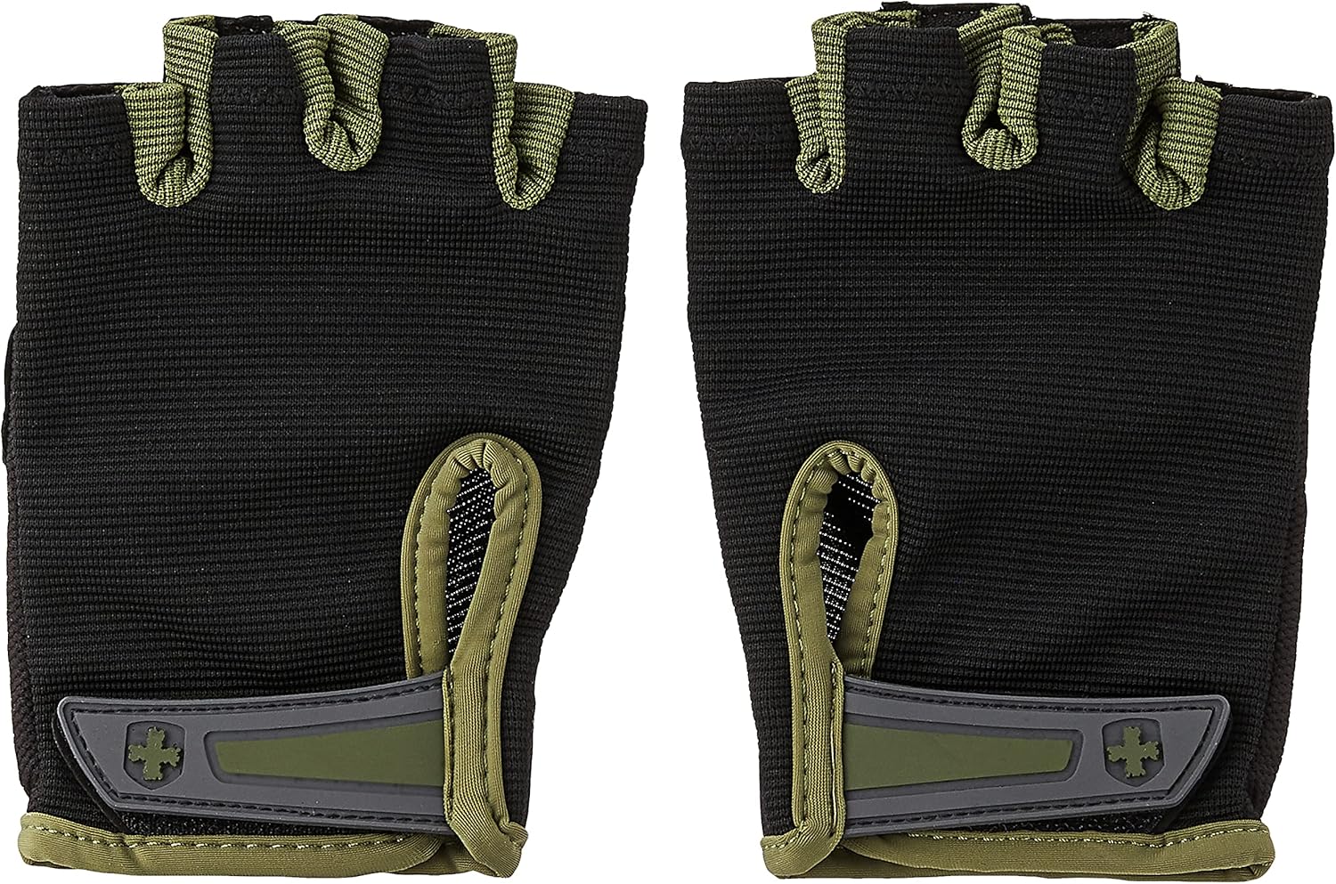 Harbinger Power Non-Wristwrap Workout Weightlifting Gloves with StretchBack Mesh and Leather Palm : Everything Else