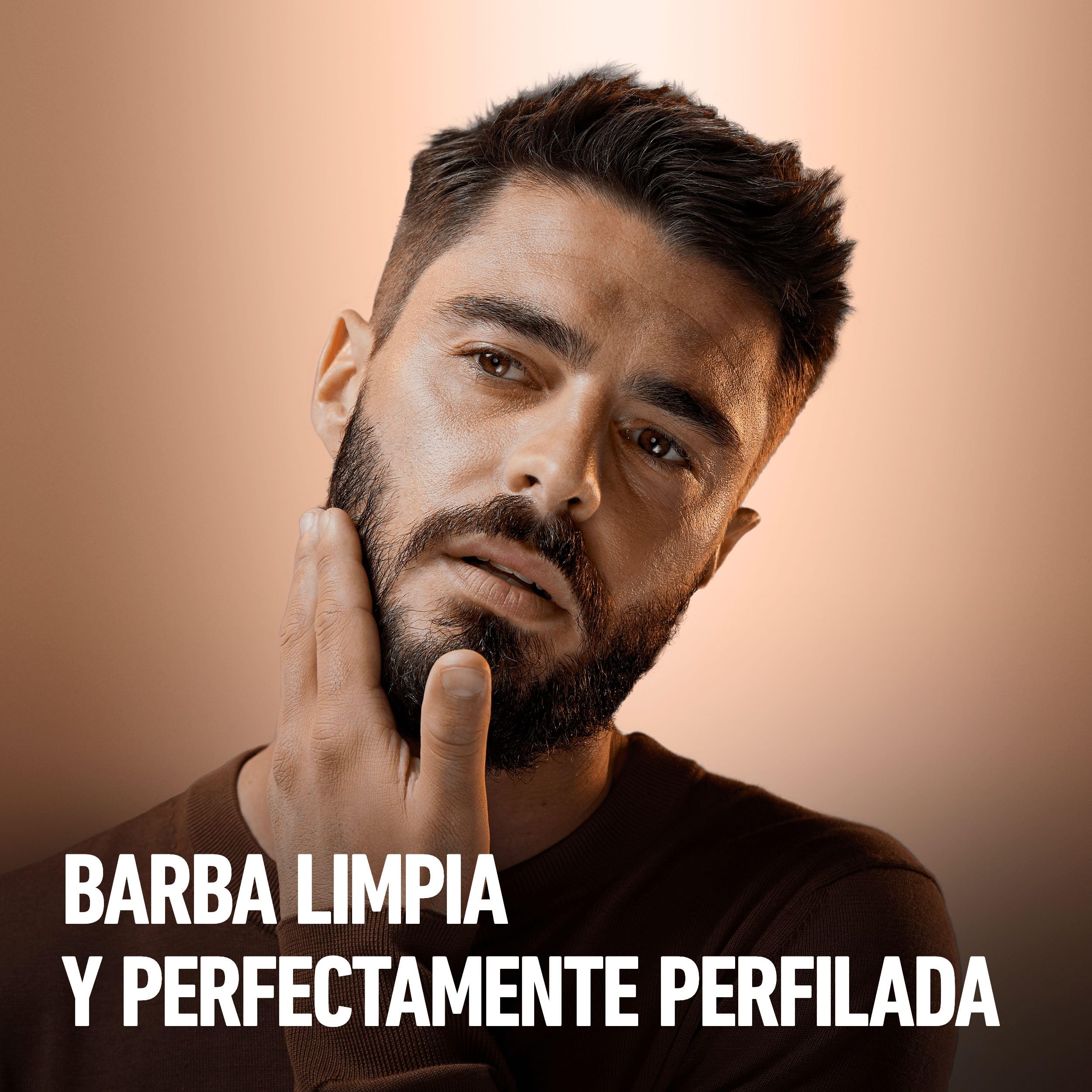 King C. Gillette Recortadora Para Hombre, Kit De Regalo, Máquinilla de afeitar, Recortadora De Barba Eléctrica Y Gel Limpiador 3 En 1 Para Barba, Rostro Y Pelo, 350 ml
