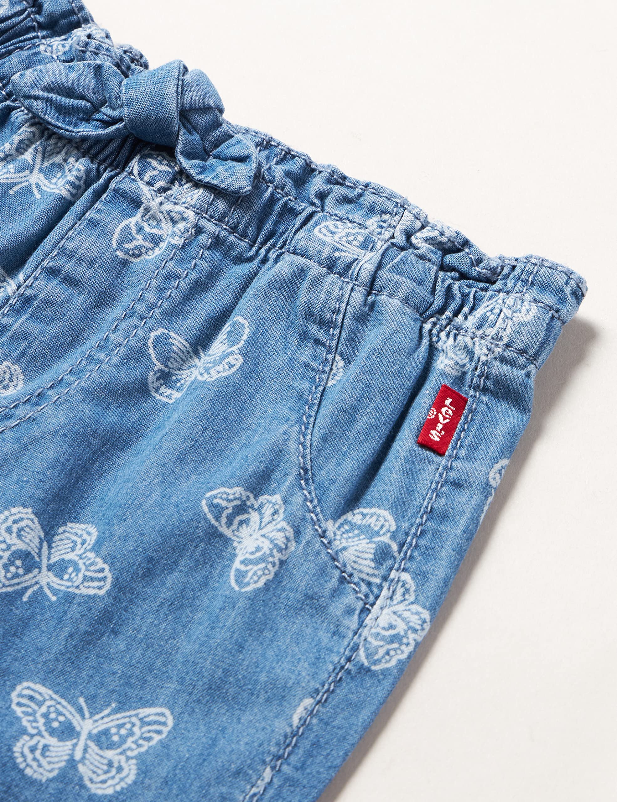 Levi's Lvg baby denim scrunchie short Bebé-Niñas