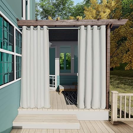 Clothink Outdoor Vorhänge Aussenvorhang Garten Verdunkelung Outdoor