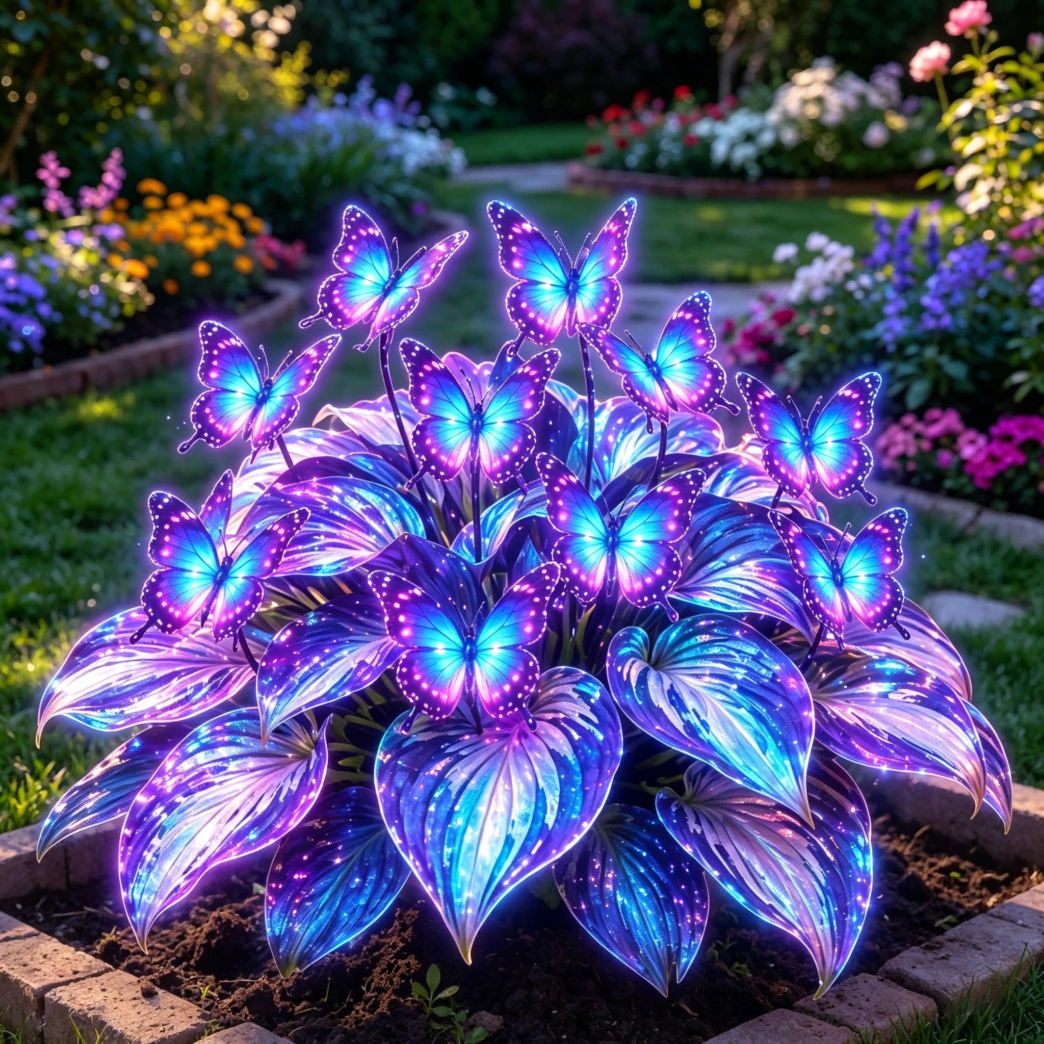 Garden-Specific Dark Night Butterfly Hosta Cultivation Granules — 500-1,500-Pellet Pack Perennial Cultivation pellets Specially formulated for Growing the Dark Night Butterfly Hosta Variety.-500pc