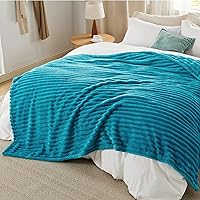 Vista 131 de Bedsure GentleSoft Twin Blanket for Couch - Cozy Soft Blankets for Women, Cute Small Fleece Throws for Girls, Light Grey, 60x80 Inches