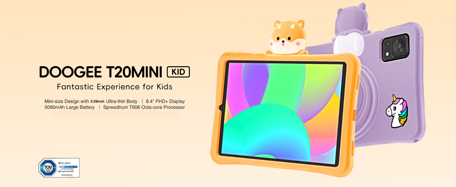 Amazon.com : DOOGEE T20mini KID Android Tablet with 8.4'' FHD+