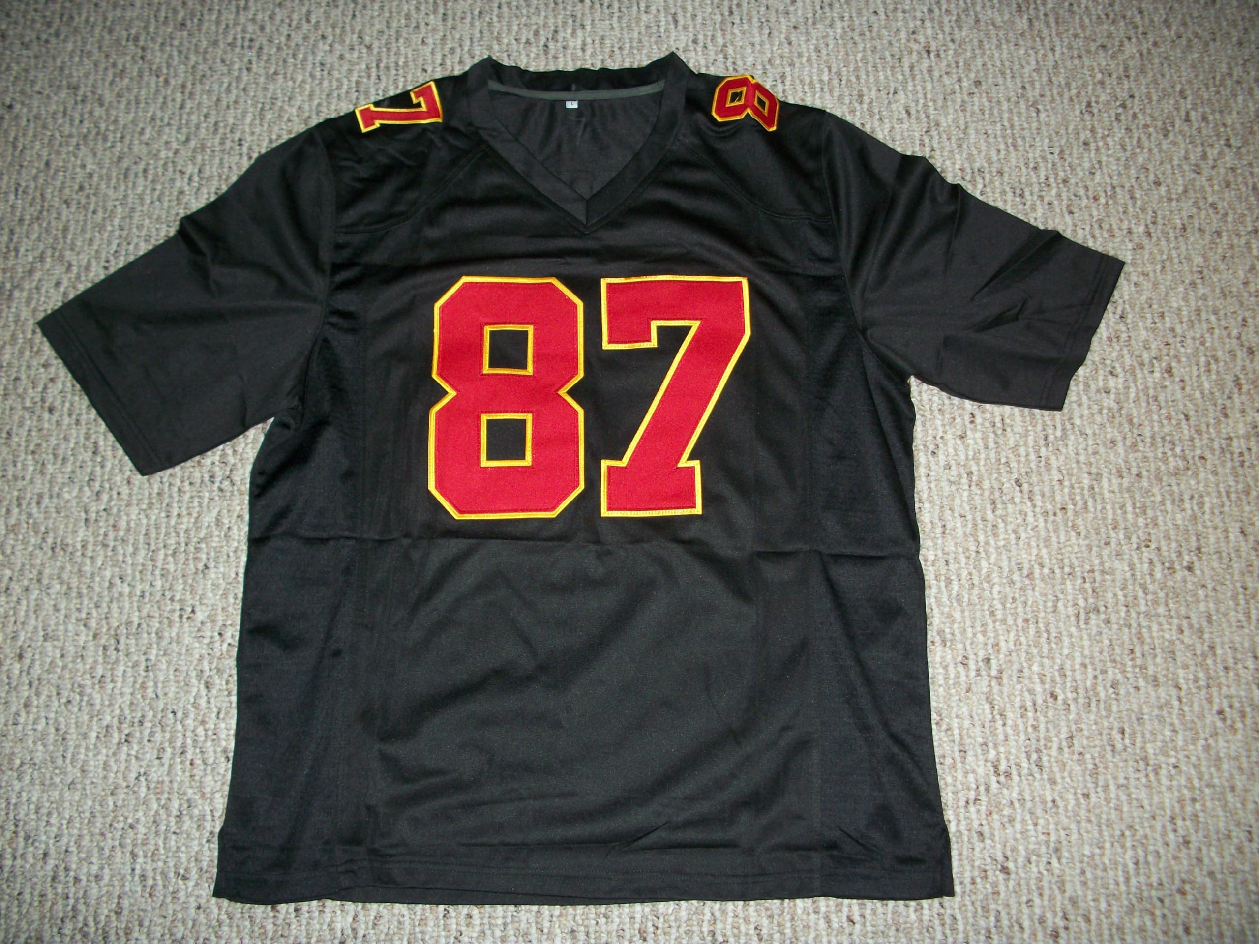 Kansas City Chiefs KELCE 87 ユニフォーム Amazon.com: Travis Kelce Jersey #87 Kansas City Custom