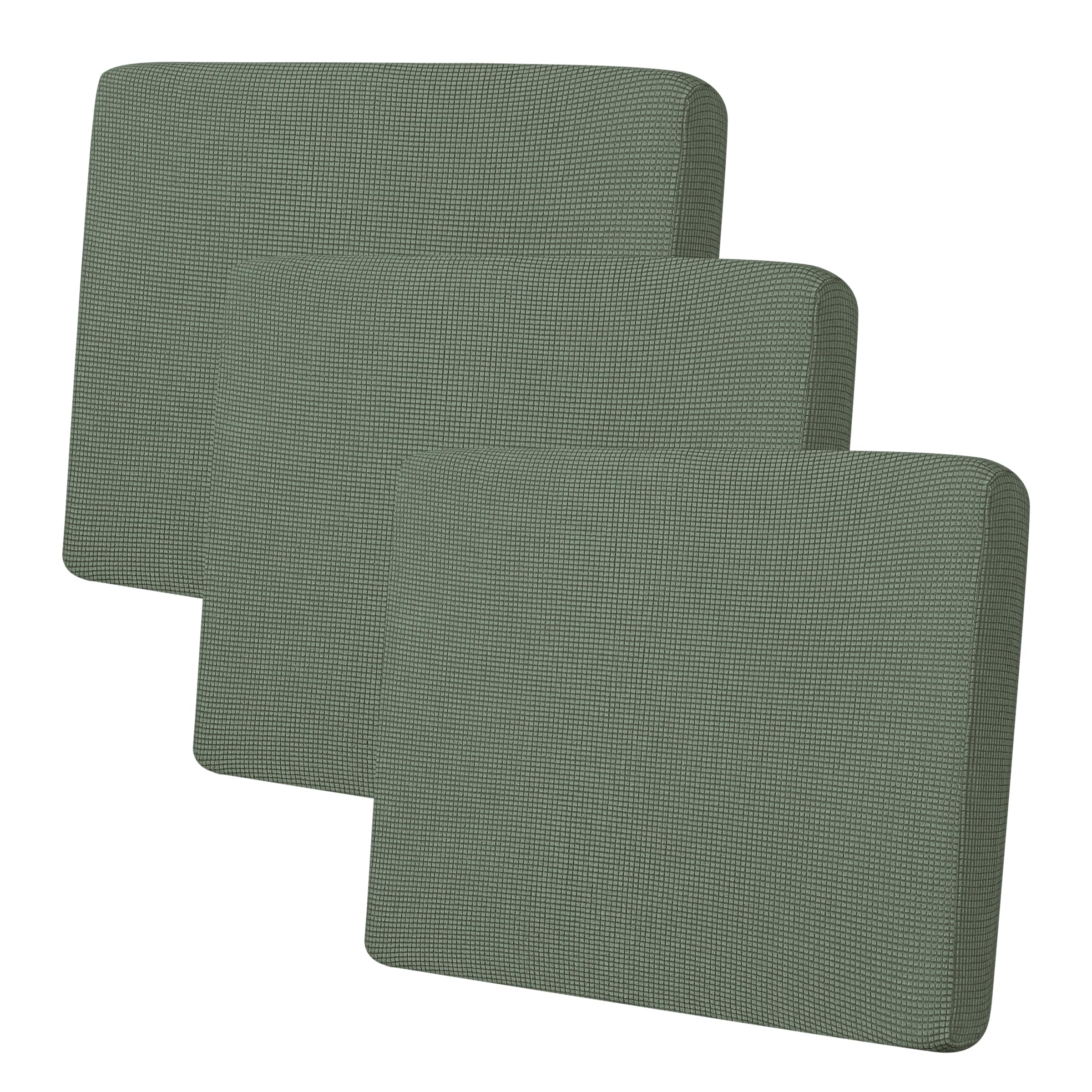 Easy-Going Stretch 3 Pieces Oversized Couch Cushion Cover for Sofa Seat