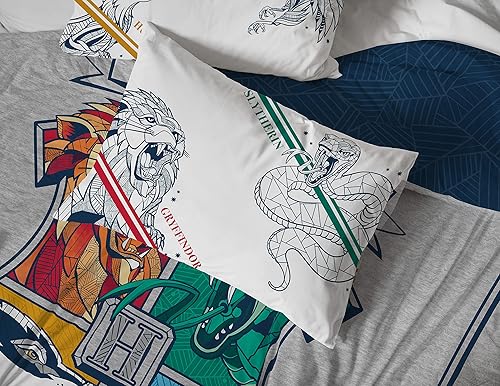 Miniatura 5 de Harry Potter Stand Together - Juego de cama de 7 piezas tamaño matrimonial, incluye edredón y juego de sábanas, ropa de cama para niños súper suave