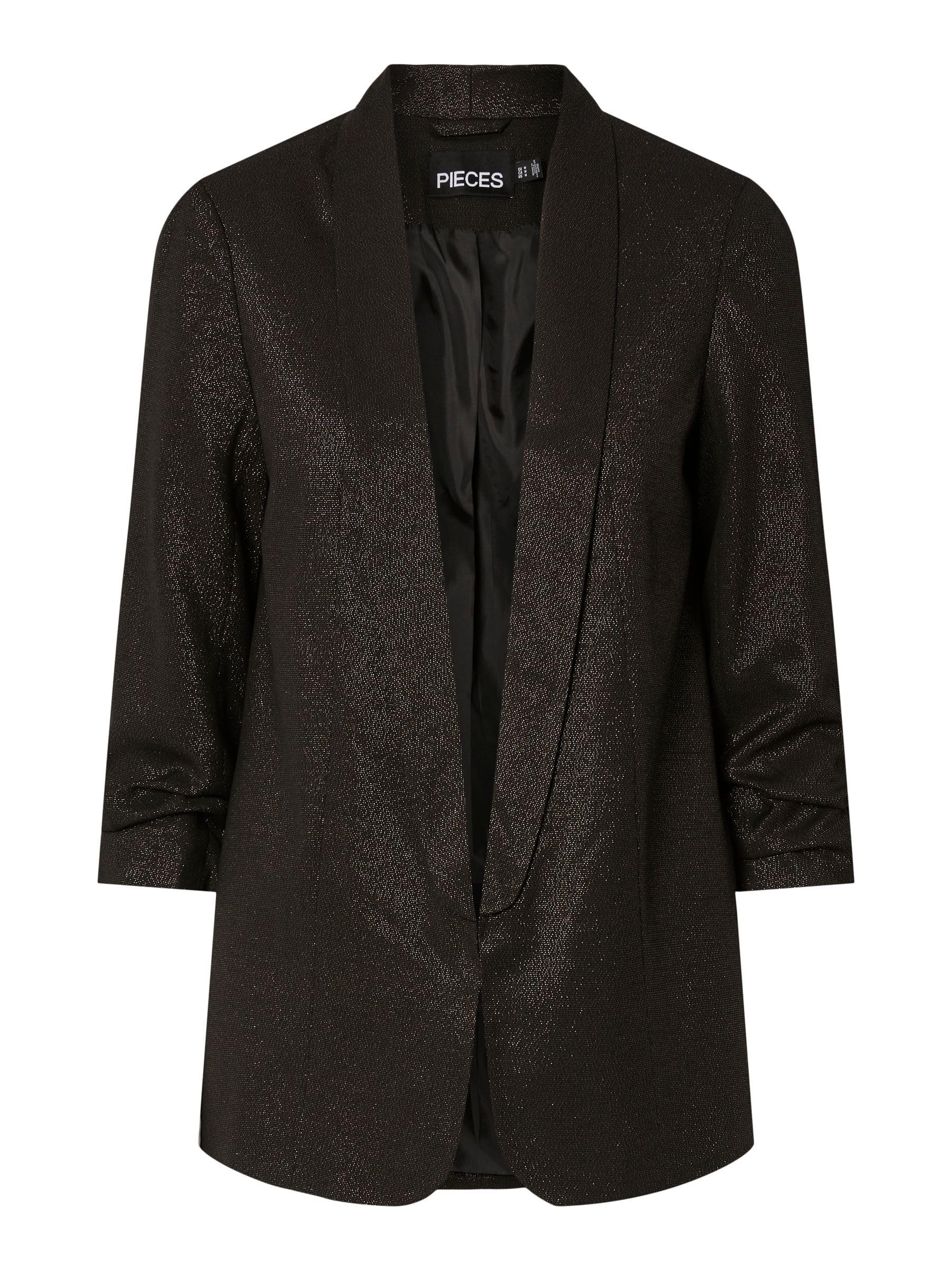 Pieces Blazer Women's Black Extra Small
