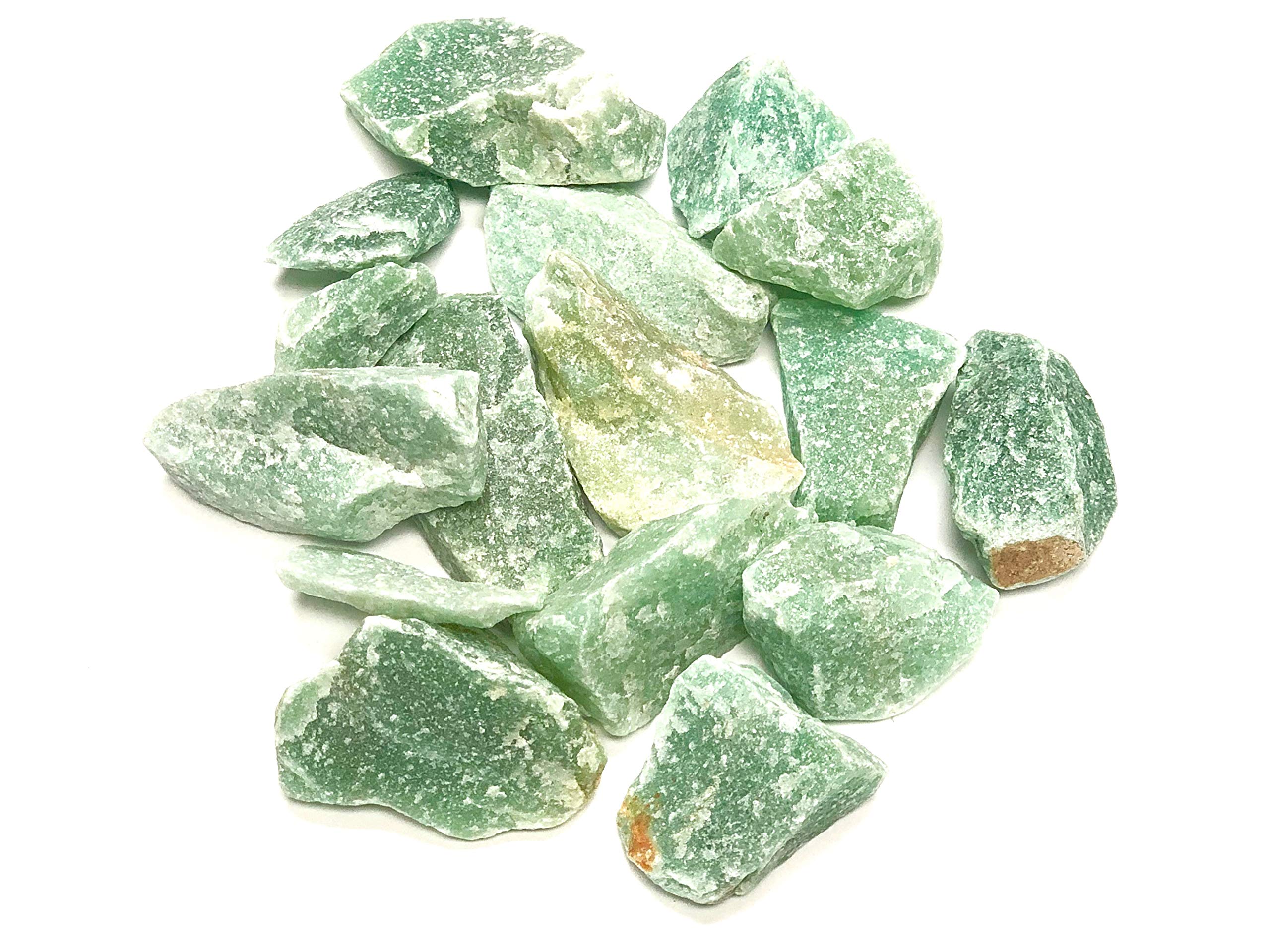 Aventurine Verte Brute - Pierres Naturelles 3-4 Cm, 100g, Pour Collection, Décoration Ou Lithothérapie