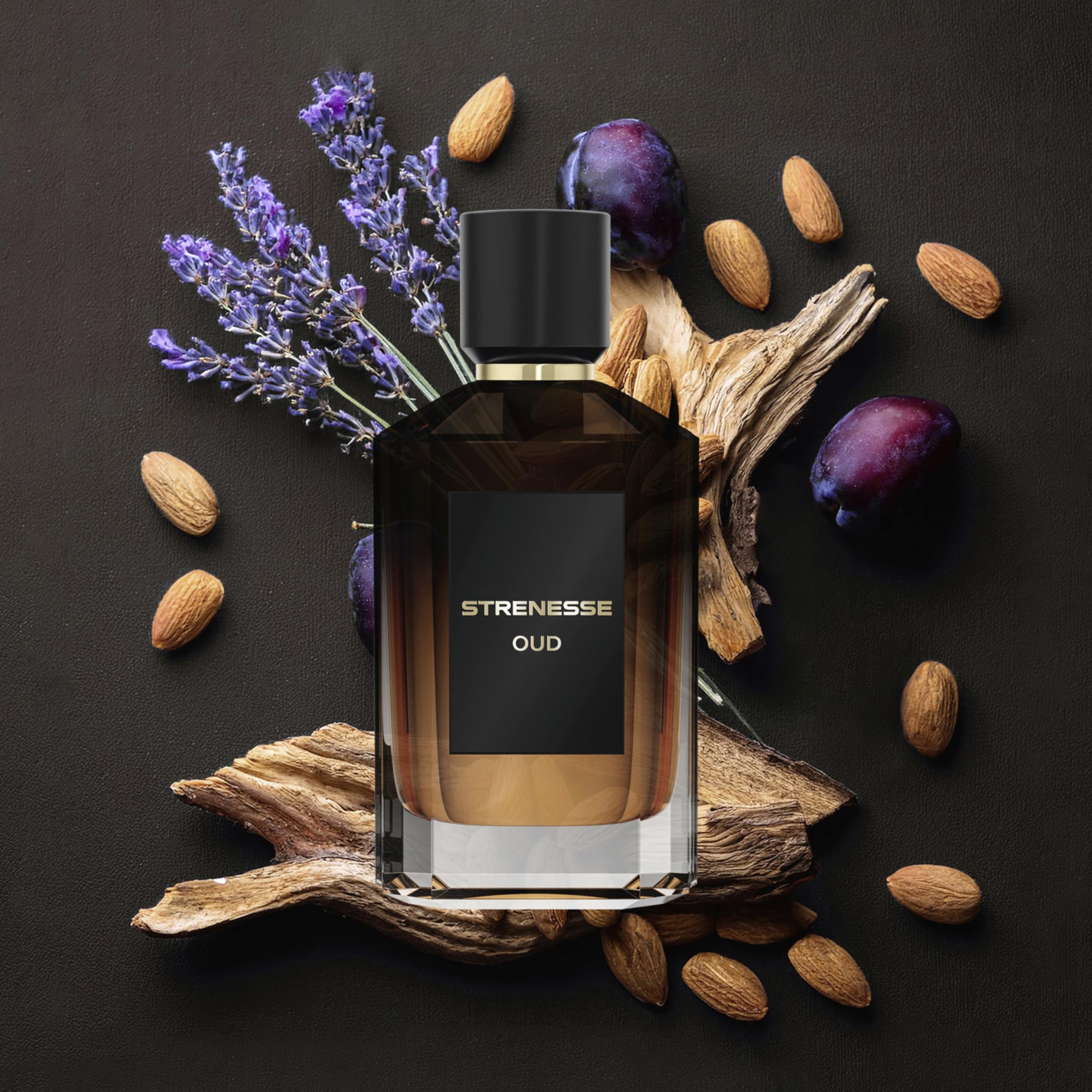 STRANESSE Oud Parfüm Eau de Parfum 60 ml Herren Parfum mit Oud, holzig-orientalisch, langanhaltender Duft mit Sandelholz Patchouli & Vanille Nischenduft Herrenparfum Männerduft Luxusduft