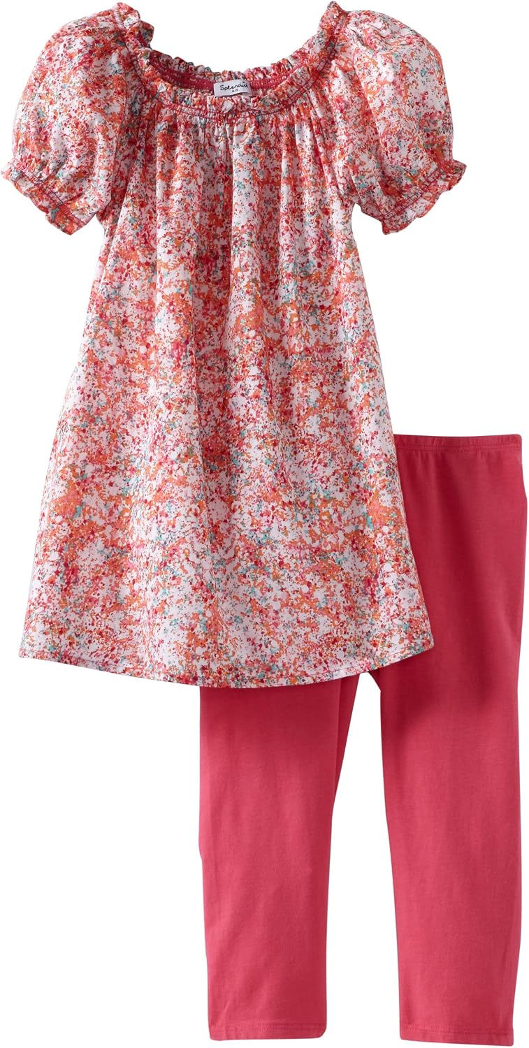 Splendid Littles Girls 2-6X Splatter Paint Tunic Set