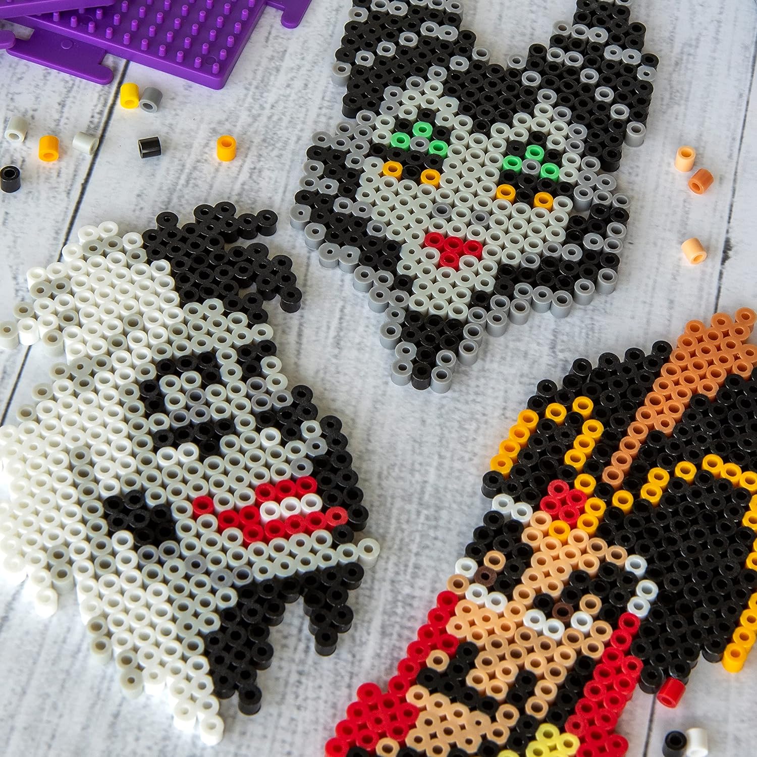 Perler Disney Villain Kid's Craft Bucket, Pattern Sizes Vary, Multicolor 8505