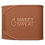 Sports Research Sweet Sweat Toned Waist Trimmer for Women and Men | Premium Waist Trainer Belt to \'Tone\' your Stomach Area (Clay, X-Large)