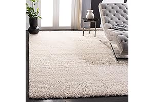 SAFAVIEH Large California Shag Collection Cream Rug