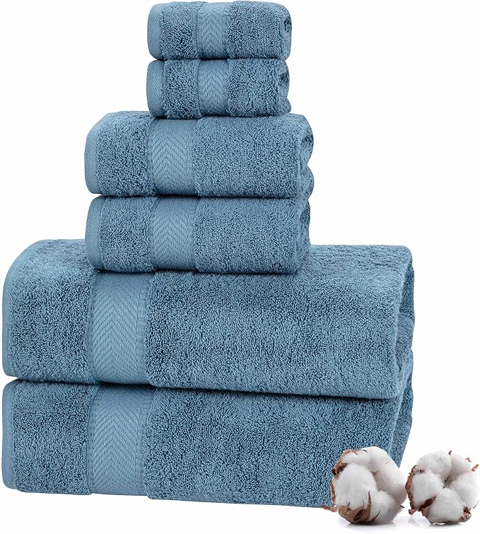 bamboo cotton bath towels