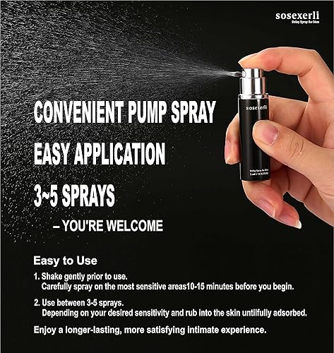 Miniatura 3 de El spray de retardo masculino, te mantiene duradero más tiempo, extiende el tiempo del hombre y mejora la comodidad, 50 bombas de 0.16 onzas