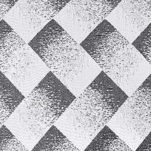 Miniatura 4 de Violet Linen Funda de almohada decorativa de jacquard de poliéster, diseño geométrico de espiga, 18 x 18 pulgadas, color plateado