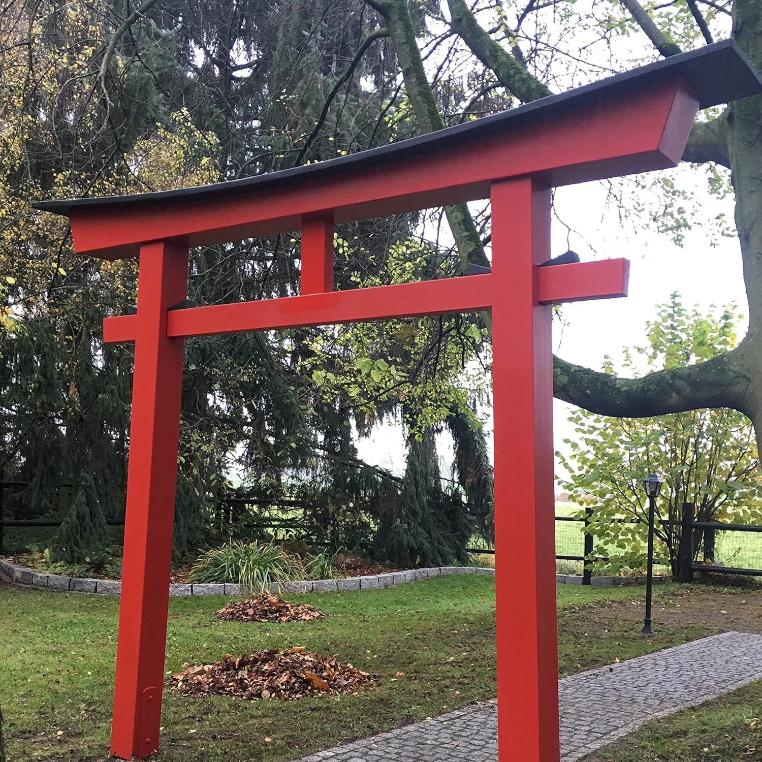 Torii 07 Japanese Style for Home and Garden Wooden Arch Archway Gate :  Amazon.de: Garden