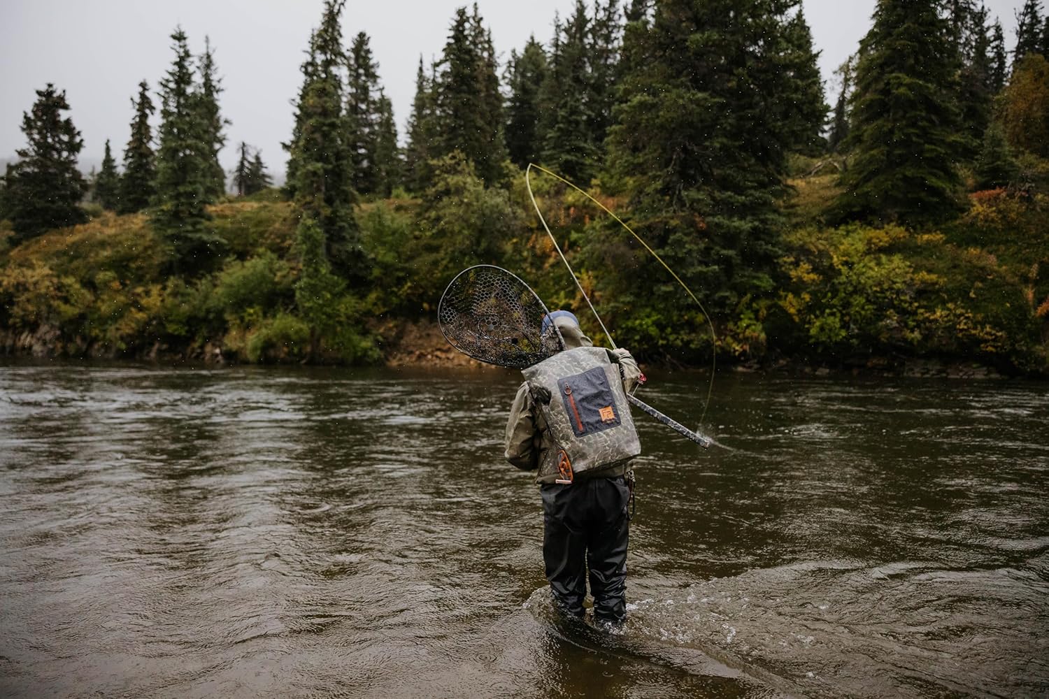 fishpond Wind River Roll-Top Waterproof Fishing Backpack For Tackle and Travel | Rolltop Backpack - Eco Shadowcast Camo