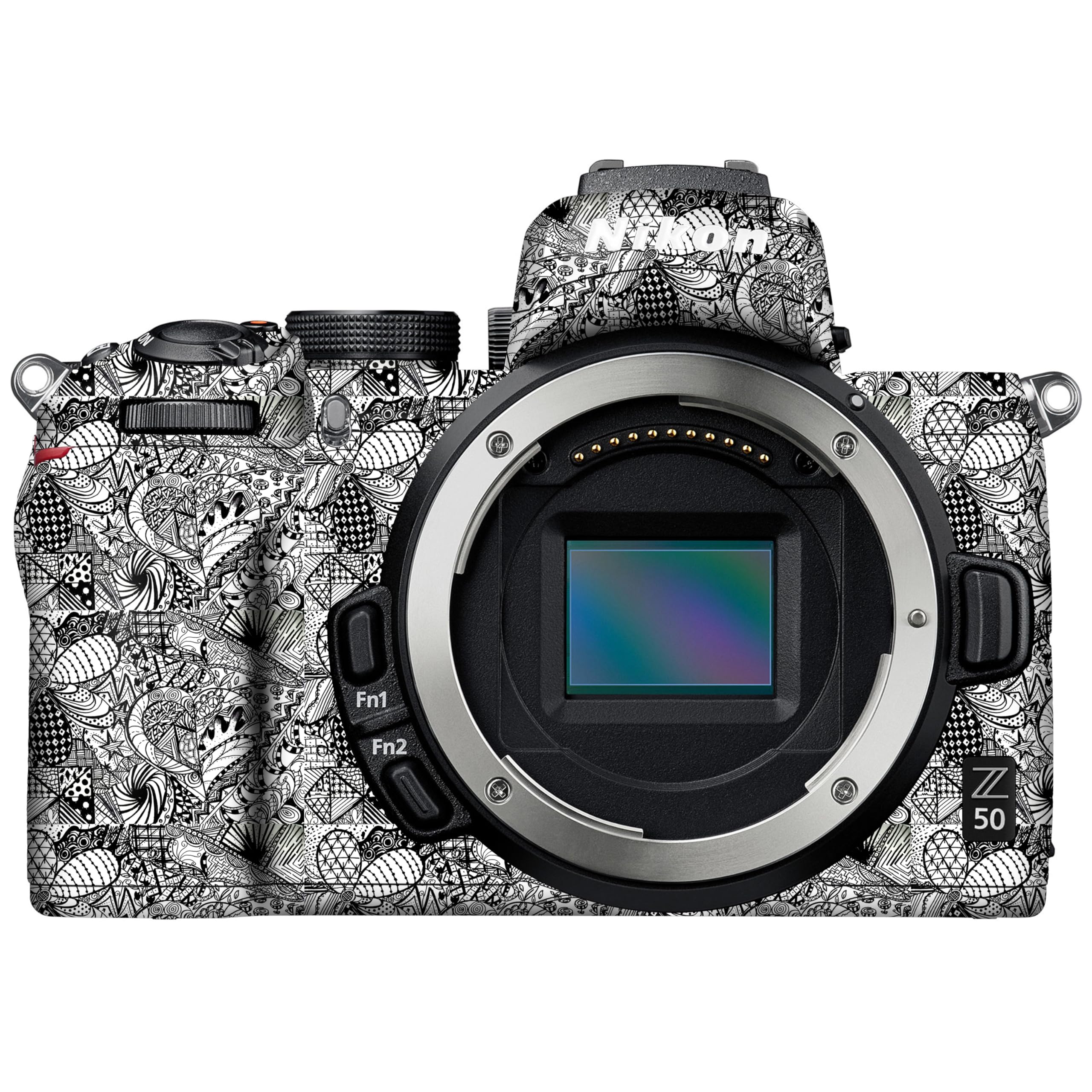Premium DSLR Camera Scratchproof Vinyl Protective Skin for Nikon Z50 - No Residue Removal, Bubble Free, Scratch Resistant, Stretchable, HD Quality Printed - HDCS 007-image-45