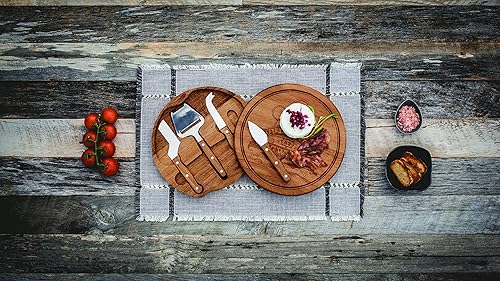 Miniatura 10 de TOSCANA - a Picnic Time brand Harry Potter Circo - Juego de tablas y herramientas para cortar queso, 10.2 x 10.2 x 1.6 pulgadas, Reliquias de la