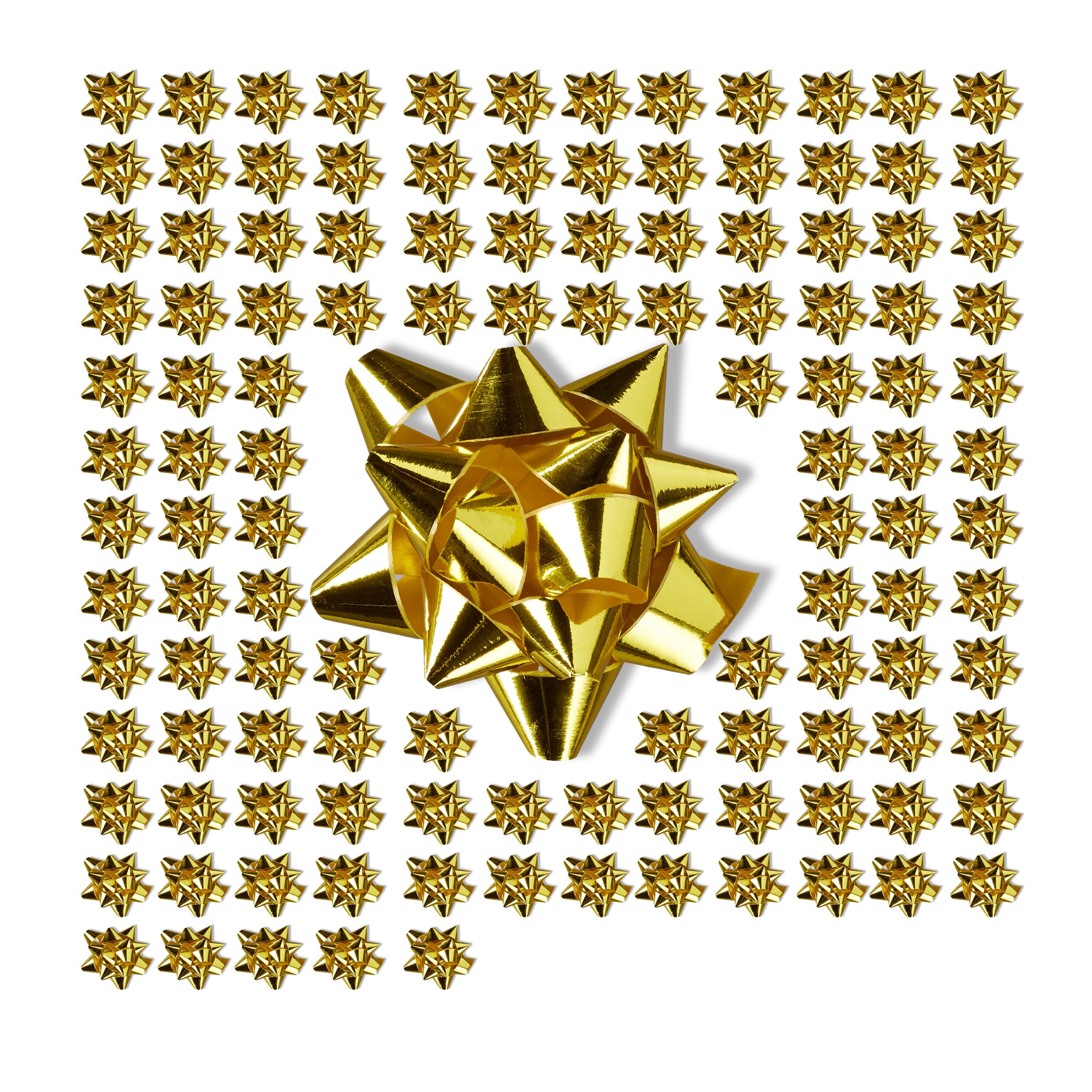 Petits nœuds décoratifs dorés pour embellir vos tables de fête et paquets cadeaux