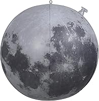 Vista 1 de Jet Creations Space Theme Inflatable Moon Ball, 12” After Inflated Earth’s Natural Satellite, Educational Toy, Beachball, Pool Fun, Party