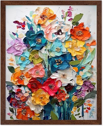 Miniatura 13 de Poster Master Póster botánico vintage, estampado floral retro, regalo para artistas, amigos, flores silvestres, acuarela, ilustración, brillante,