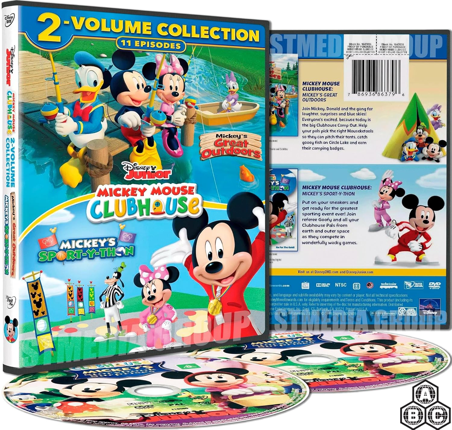 Mickey Mouse Clubhouse: 2-Movie Collection (Mickey's Great Outdoors / Mickey's Sport-Y-Thon) [DVD] [Region Free]