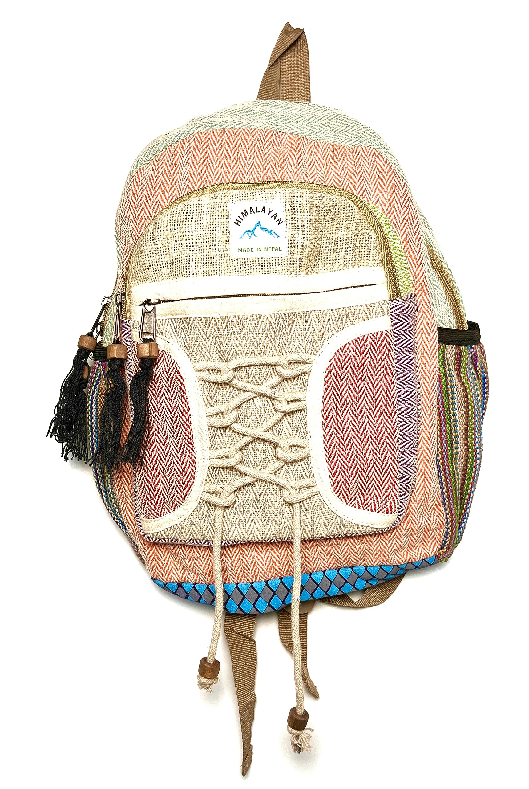 Wichita zaino in pelle da donna piccolo intrecciato in stile boho