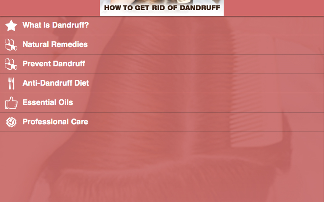How To Get Rid Of Dandruff App on the Amazon Appstore