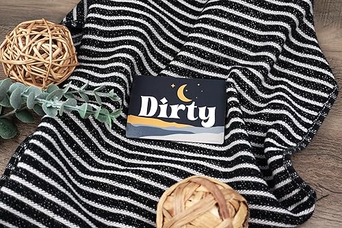 Miniatura 3 de Letrero magnético de doble cara para lavavajillas Clean Dirty - Letreros magnéticos que dicen limpiosucio - Adhesivo metálico opcional para