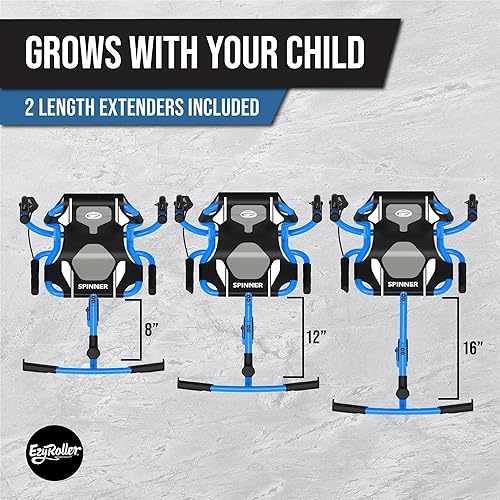 Miniatura 3 de EzyRoller Patinete giratorio para niños y adolescentes, juguete de paseo al aire libre con ruedas giratorias para deriva y giro apretado, hasta 150