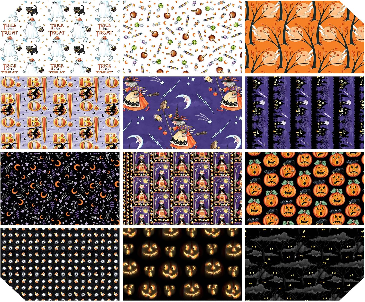 Mary Engelbreit Moonlit Mischief 12 Fat Quarters FreeSpirit Fabrics