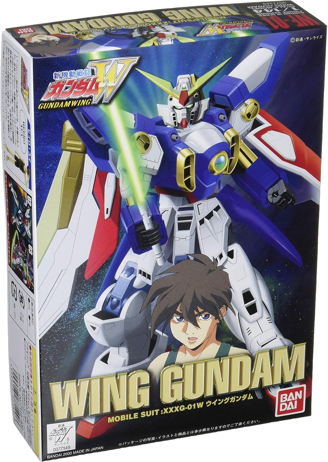 BANDAI Hobby WF-01 Wing Gundam 1/144, W-Series Action Figure