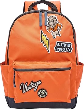 orange backpack amazon