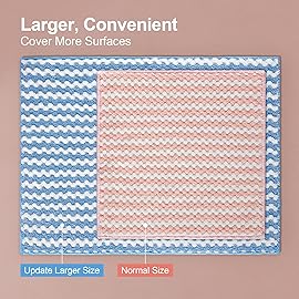 JOYMOOP 12 Pack Microfiber Cleaning Cloth, Larger Kitchen Towels, Dish Rags for Dish Drying Washing, Absorbent Streak Free Lint Free Rags for Cleaning - 11.81 x 15.75