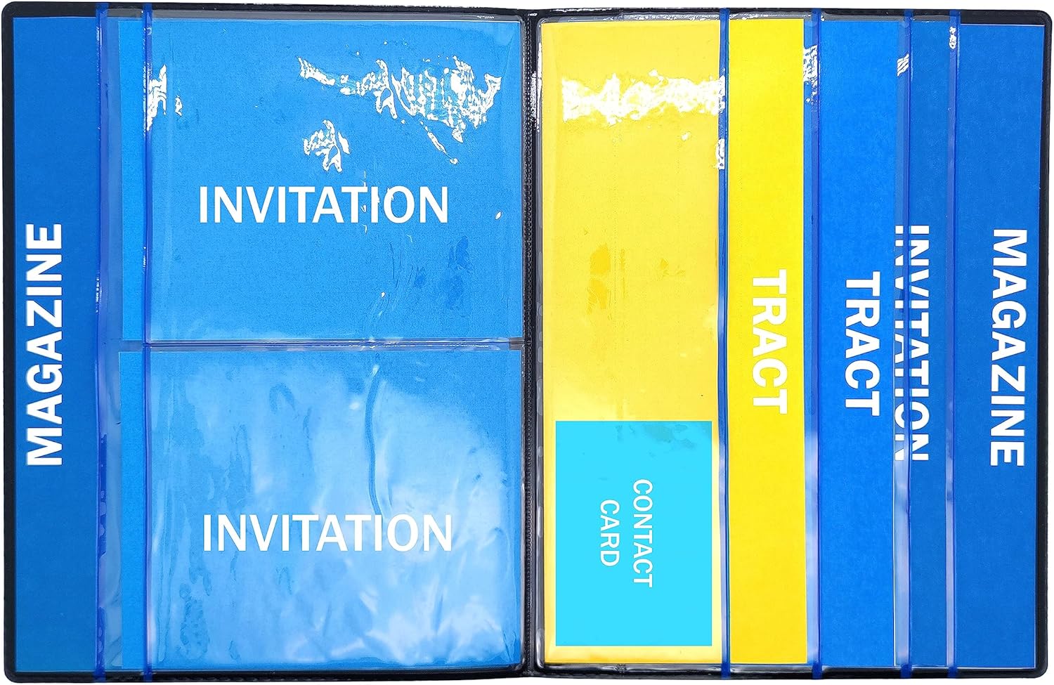 Ministry Organizer - Field Service Organizer - JW Magazine Holder - Field Service Portfolio - Pioneer (Blue)