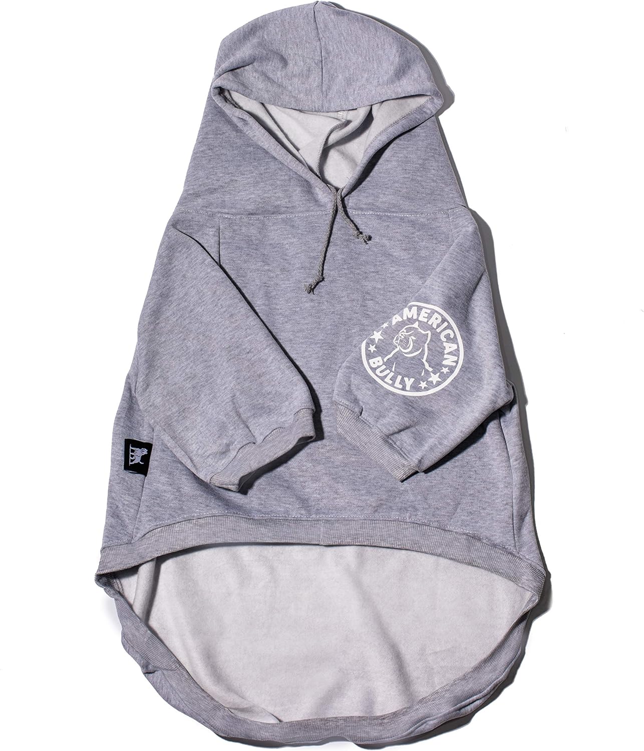 American Bully Flagship Premium 100% Cotton Hoodie (L, Grey)