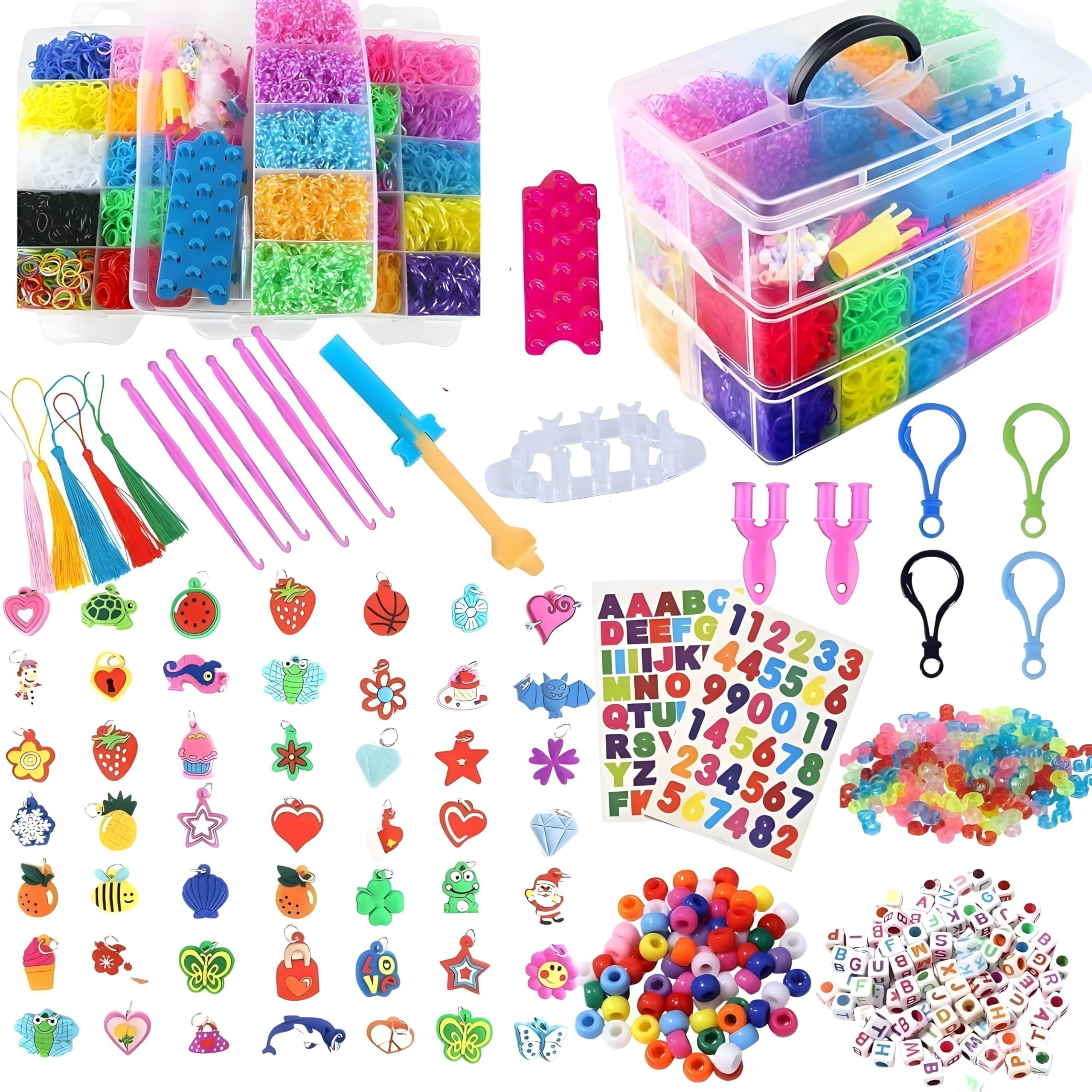 Rubber Band Bracelet Kit MEDA 17,500+ Loom Band Kit Rubber